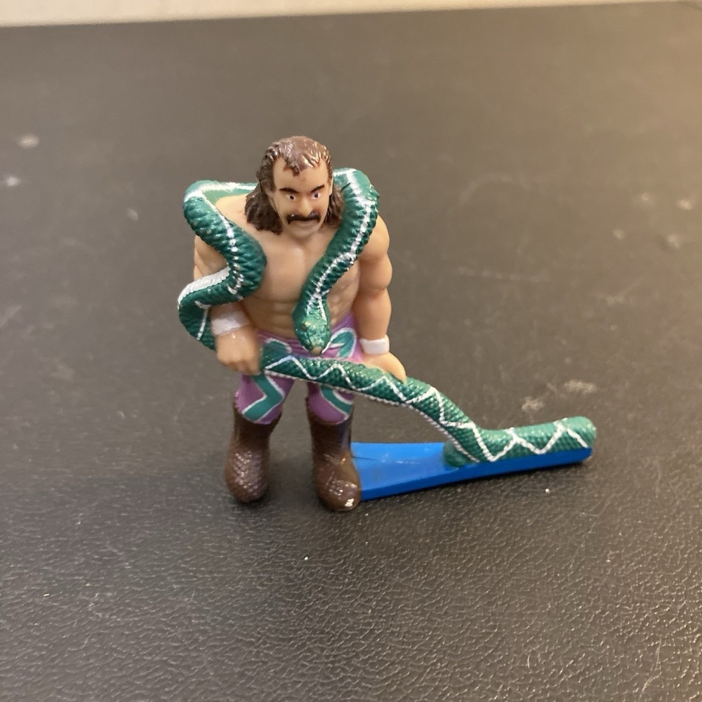 Jake The Snake Roberts Vintage WWF Superstars Hockey Figure 1991 Remco 90s